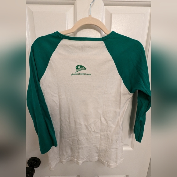 Atlanta Rollergirls fitted baseball tee size XL 'Blood Sweat Beers' - Picture 6 of 6